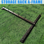 Gym Fitness LAT Pull Down Bar,Storage Rack,Heavy Duty,A-Frame Stand,Support Base for LAT Pulldown Attachments,LAT Bar
