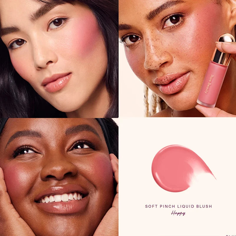 Hot Fashion Rare Beauty Soft Pinch Matte Bouncy Cushiony Cream-to-powder Blush Airy and Lightweight Liquid Blush Natural Flush