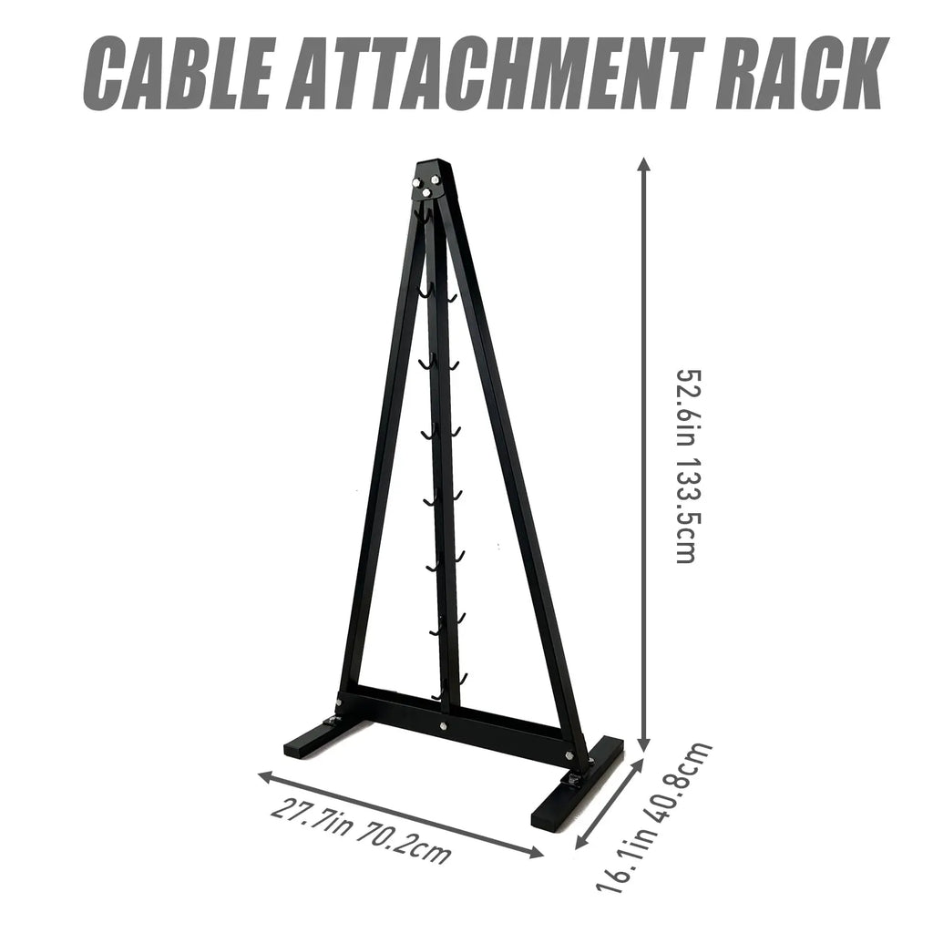 Gym Fitness LAT Pull Down Bar,Storage Rack,Heavy Duty,A-Frame Stand,Support Base for LAT Pulldown Attachments,LAT Bar