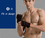 Gym Gloves for Men Women Fitness Weight Lifting Wristband Gloves Body Building Training Sports Exercise Cycling Glove Shockproof