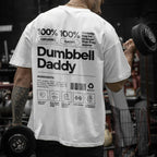 Gym 2025 T-shirt, Men's and Women's Gym Training T-shirt, Dumbbell T-shirt, Cool Gym T-shirt, Cotton Comfortable Fashion Top