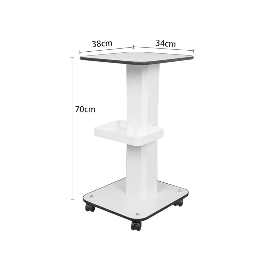 3 Tier Beauty Rolling Cart  360 Degree Rotating Professional Portable Barber Shop Rolling Trolley Beauty Cart For Beauty Salon