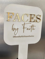 Beauty Mirror Lash Brow Photo Prop Filler Technician Beauty Room Eyelash Business Logo