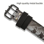 Gym Weight Lifting Belt, Mythology Style Powerlifting Belt, PU Fitness Belt for Men & Women Gym Strength Training Waist Support