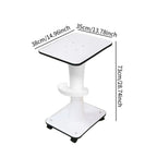 3 Tier Beauty Rolling Cart  360 Degree Rotating Professional Portable Barber Shop Rolling Trolley Beauty Cart For Beauty Salon