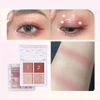 8-Piece Beauty Set with Lipstick, Concealer, Eyeshadow, Eyebrow, and Blush Makeup