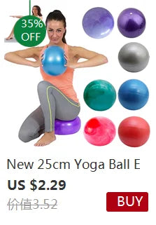 New 25cm Yoga Ball Exercise Gymnastic Fitness Pilates Ball Balance Exercise Gym Fitness Yoga Core Ball Indoor Training Yoga Ball