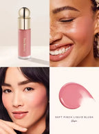 Rare Beauty Creamy Powder Blush Soft Focus Luminous Glow Buildable Pigment Lightweight Long Lasting Non-Fading Rosy Cheek Makeup