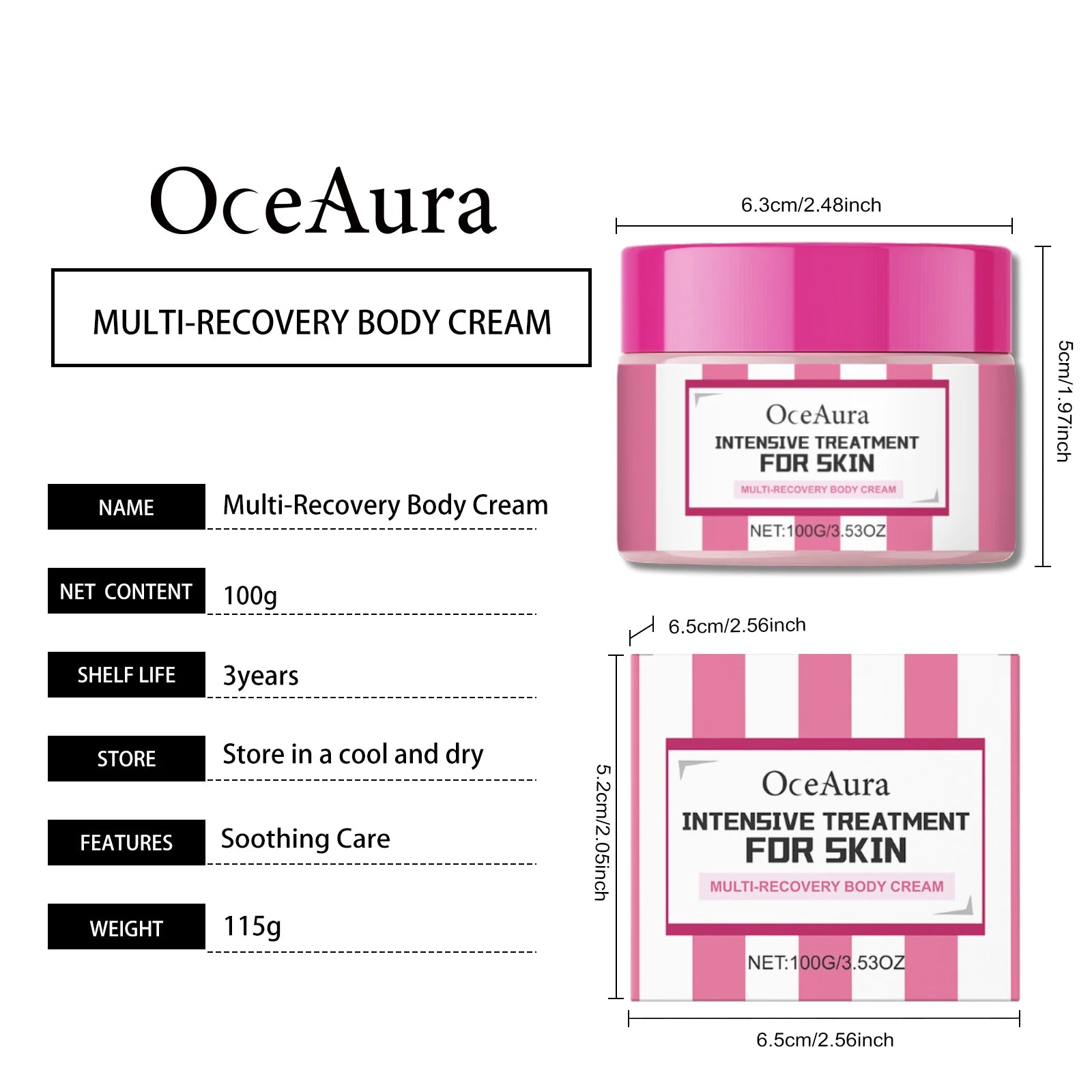 Body Moisturize Cream Repair Damage Firm Skin Lasting Fragrance Non-Greasy Refresh Enhance Elasticity Body Massage Cream Hydrate