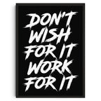 Gym Wall Art Poster Gym Inspirational Poster Home Gym Wall Decoration Gym Slogan Canvas Printing Decorative Painting Frameless