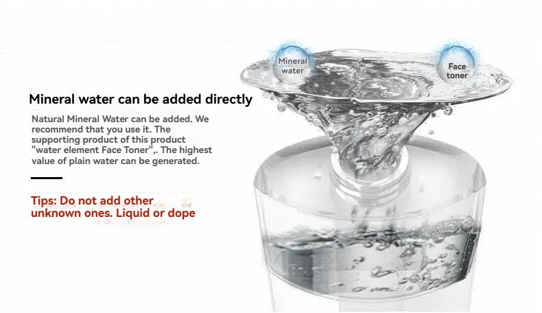 Hydrogen rich water spray, ladies' beauty style, with anti-aging beauty effect