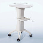 3 Tier Beauty Rolling Cart  360 Degree Rotating Professional Portable Barber Shop Rolling Trolley Beauty Cart For Beauty Salon
