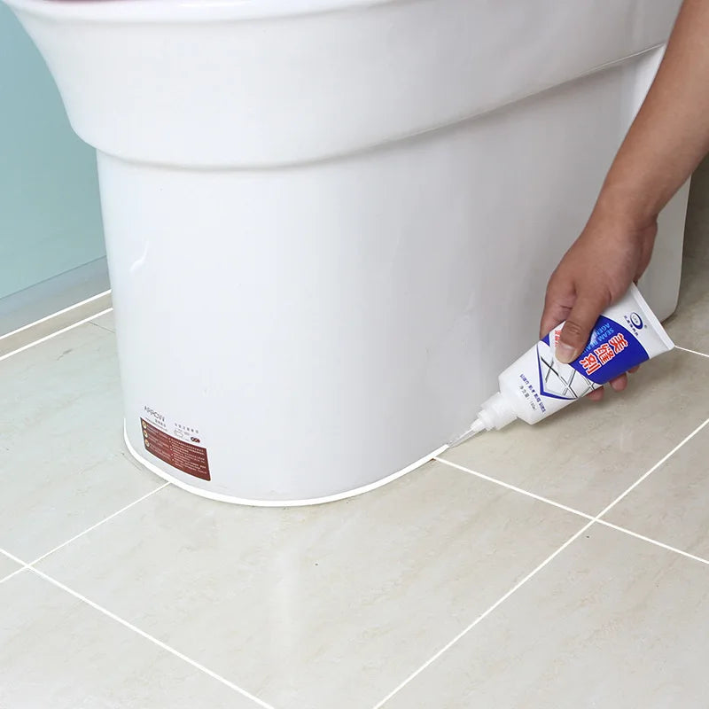 Tile beauty seam agent pool beauty seam toilet base jointing agent waterproof anti-mildew beauty seam real porcelain glue