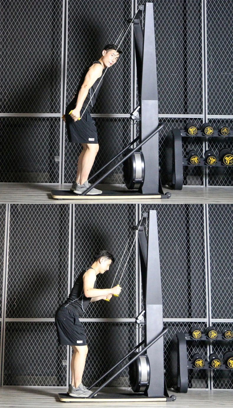 Commercial Ski Erg Ski Machine Skierg CrossFit Gym Fitness Equipment