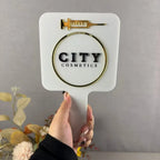 Beauty Mirror Lash Brow Photo Prop Filler Technician Beauty Room Eyelash Business Logo