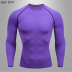 Gym Fitness T shirt Men's Short Sleeve Summer Boxing Jersey Legging Men Rashguard Compression Pants Quick Dry Tight T-shirts Men