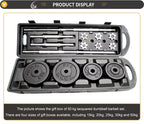 10kg 15kg 20kg 30kg Gym Home Weightlifting Dumbbells with Box Painted Black Painted Cast Iron Dumbbells Barbell Set.