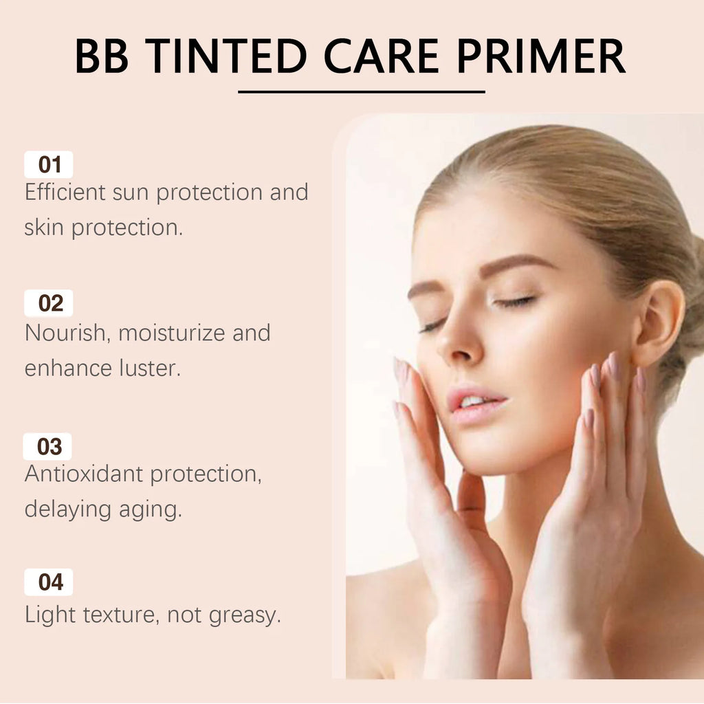 BB Cream, facial makeup, hydrating and moisturizing, daily primer, lightweight texture, fits naturally, beauty cream