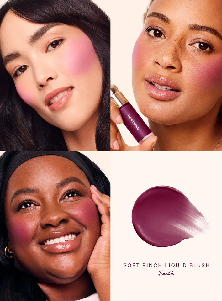 Rare Beauty Blush Color Face Makeup Blusher Natural Long Lasting Muddy Cheek Rouge Water Glossy Moisturizer Liquid Blush Cream