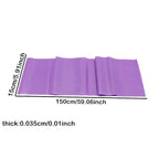 Yoga Sport Resistance Bands Pilates Training Fitness Exercise Gym Elastic Band Physical Therapy Stretching Strength Training