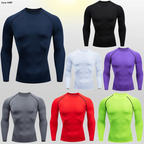 Gym Fitness T shirt Men's Short Sleeve Summer Boxing Jersey Legging Men Rashguard Compression Pants Quick Dry Tight T-shirts Men
