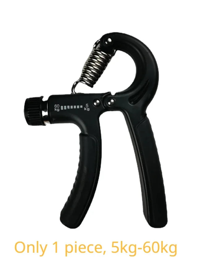 Gym Fitness Adjustable Count Hand Grip Set Finger Forearm Strength Muscle Recovery  Gripper Exerciser Trainer Ball Decompression