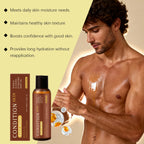 Men's Moisturizing Body Cream Reduce Dryness Nourishing Skin Anti Acne Long Lasting Hydrating Coconut Oil Body Oil for Men 100ml