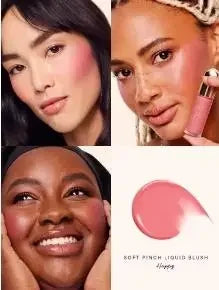 Rare Beauty Liquid Blush Enhance Makeup Silky Smooth  Easy To Apply Blend  High-gloss Mirrors Enhance The Texture of Makeup