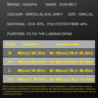 Weightlifting belt, fitness waist protection, strength equipment training, abdominal compression, lumbar support, gym equipment