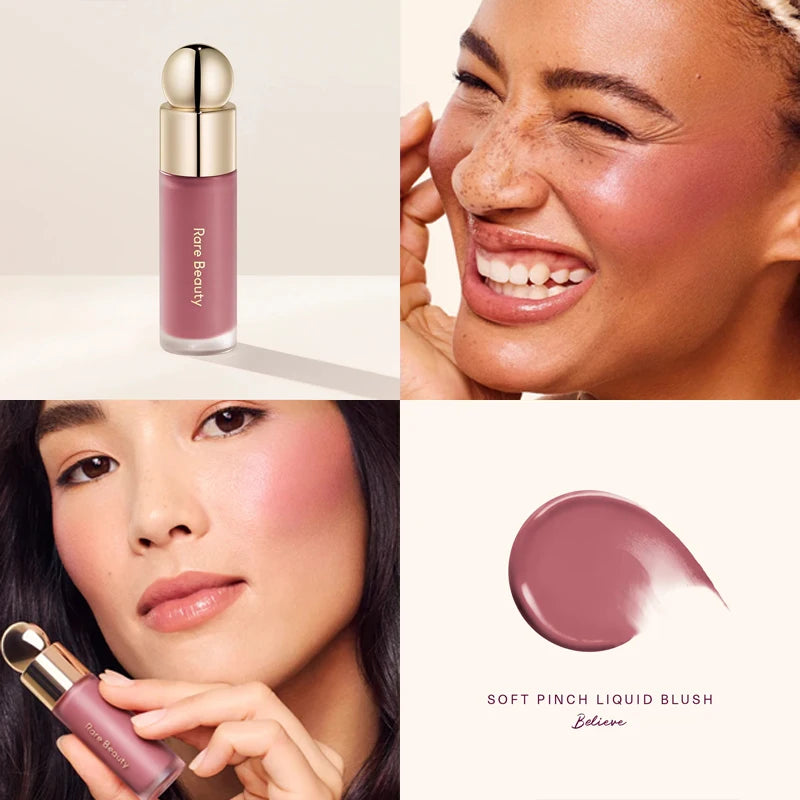 Hot Fashion Rare Beauty Soft Pinch Matte Bouncy Cushiony Cream-to-powder Blush Airy and Lightweight Liquid Blush Natural Flush