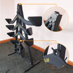 Gym Fitness LAT Pull Down Bar,Storage Rack,Heavy Duty,A-Frame Stand,Support Base for LAT Pulldown Attachments,LAT Bar