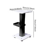 3 Tier Beauty Rolling Cart  360 Degree Rotating Professional Portable Barber Shop Rolling Trolley Beauty Cart For Beauty Salon