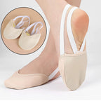 Half Length Rhythmic Gymnastics Equipment Soft Breathable Socks Knitted Sole Shoes Art Gym Child Adult Dancing Pads Insoles