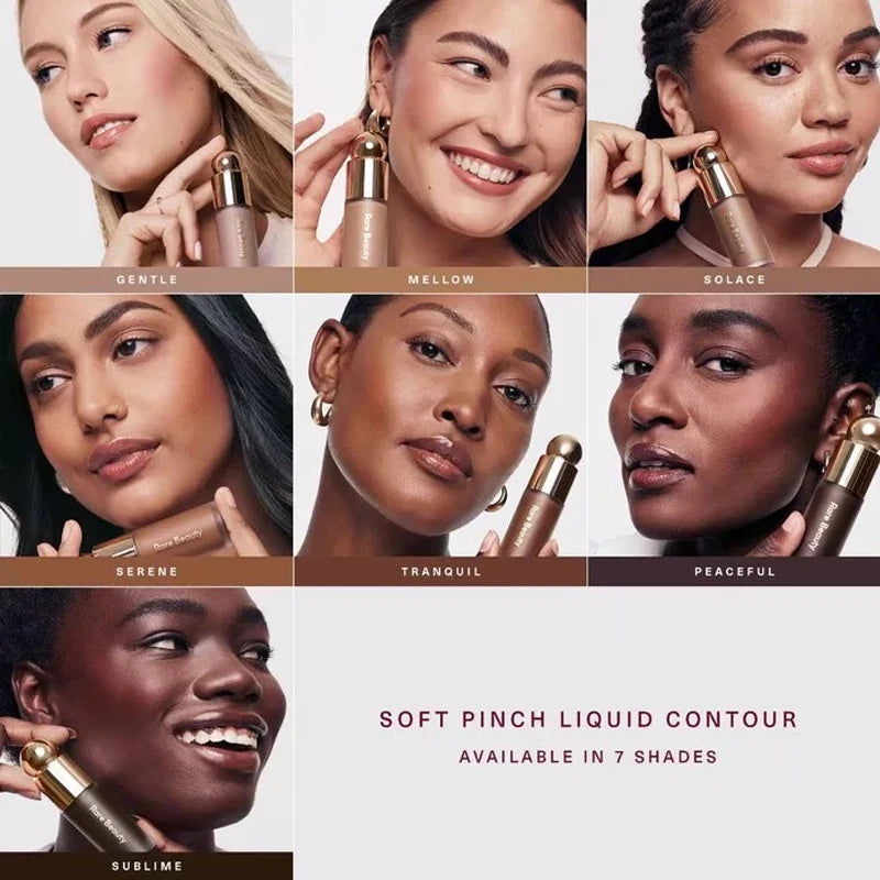 Rare Beauty 3D Face Bronze Contour Stick Smooth Lasting Waterproof Makeup Soft Pinch Mashed Potato Blusher Cream Liquid Blusher