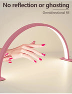 Nail Lamp LED Half Moon Beauty and Brightening Beauty Salon Desktop Lamp Eyelash Beauty Makeup Eye Care Nail Art Special Lights