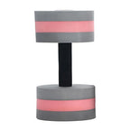 Floating Swim Gym Dumbbell Water Weight Aerobics Fitness Pool Water Swimming Aqua Exercise Barbell EVA Foam Aquatics Dumbbell
