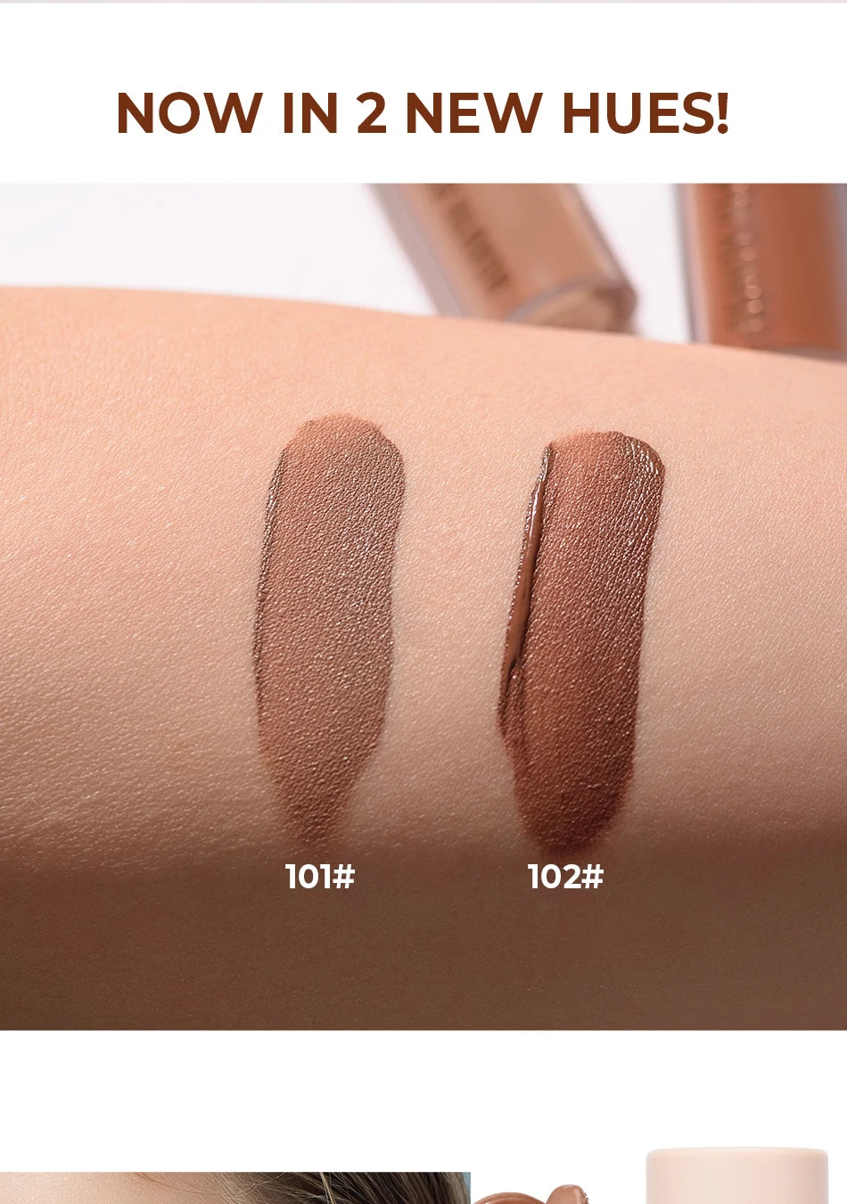 2025 Beauty Glazed 2 Color Liquid Contouring To Enhance The Facial Contour,Waterproof ,Matte,V-face Shaping Contour  Face Makeup