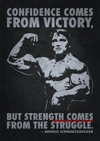 Gym Motivation Muscle Man Bodybuilding Fitness Strength Barbell Art Poster Canvas Painting Wall Print Picture for Home Gym Decor