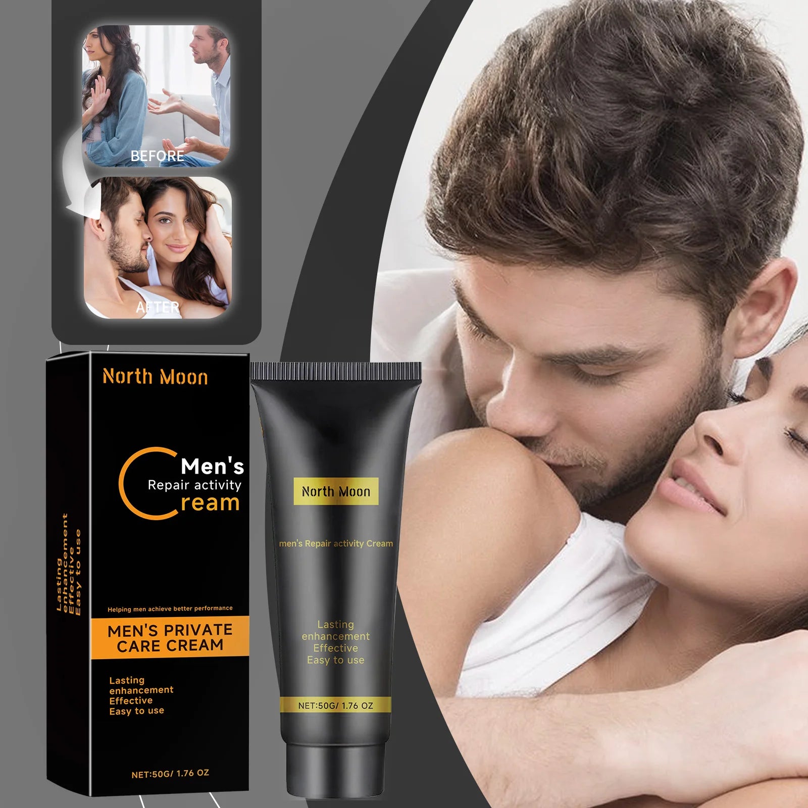 Men's Body Care CreamMen's Endurance Boosting Body Massage CreamLong-Lasting Strengthening & Invigorating Care Cream
