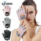 GTUBIKE 1 Pair Gym Body Building Training Fitness Gloves Sports Weight Lifting Exercise Slip-Resistant Gloves for Yoga Gloves