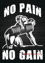 Gym Motivation Muscle Man Bodybuilding Fitness Strength Barbell Art Poster Canvas Painting Wall Print Picture for Home Gym Decor
