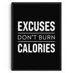 Gym Wall Art Poster Gym Inspirational Poster Home Gym Wall Decoration Gym Slogan Canvas Printing Decorative Painting Frameless