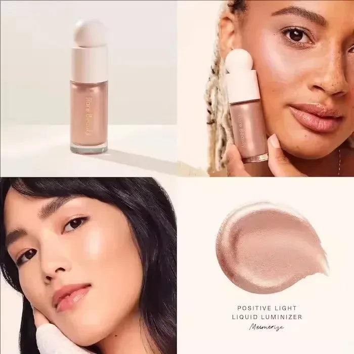 Rare Beauty Liquid Blush Cream Sheer Dewy Finish Lasting Blendable Multi-use Cheek Lip Tint Portable Gentle Makeup Gift for Girl