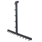 Gym Fitness LAT Pull Down Bar,Storage Rack,Heavy Duty,A-Frame Stand,Support Base for LAT Pulldown Attachments,LAT Bar