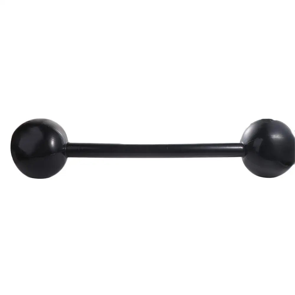 Gym Game Props Interaction Toys Inflatable Barbell Toys Thickened Sports  Inflatable Balloon Fitness Dumbbell Toys