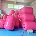 100x85cm Inflatable Air Roll Gymnastics Cylinder Training Sport Fitness Air Mat Roller Barrel Airtrack Yoga Exercise Girls Gift