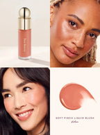 Rare Beauty Matte Long-Lasting Soft-Focus Blush Smooth Cream-to-Powder Blush Sweatproof Waterproof Liquid Blush Hydrating Makeup