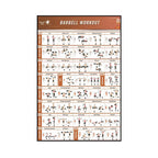 Gym Yoga Studio Workout Detailed Action Chart Pose Canvas Poster Bodybuilding Wall Art Painting Prints Home Room Decor Murals