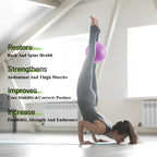 Yoga Pilates Explosion-Proof Ball Exercise Gymnastic Fitness Balance Gym Core Indoor Training Mini Balls Small Therapy Improves