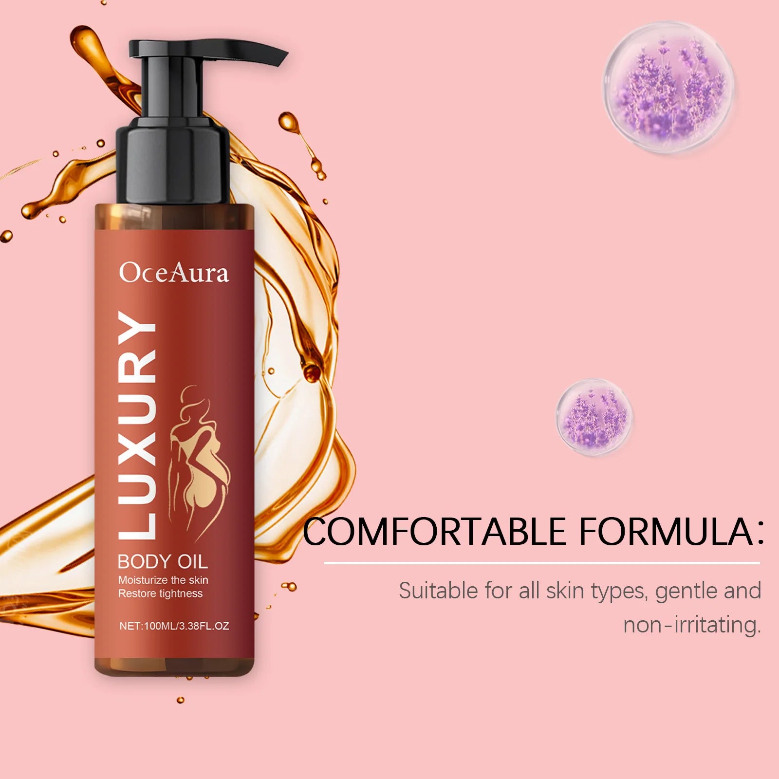 Moisturizing Body Oil - Nourishing and Hydrating Soft Skin, Enhancing Hydration and Elasticity Body Care Oil